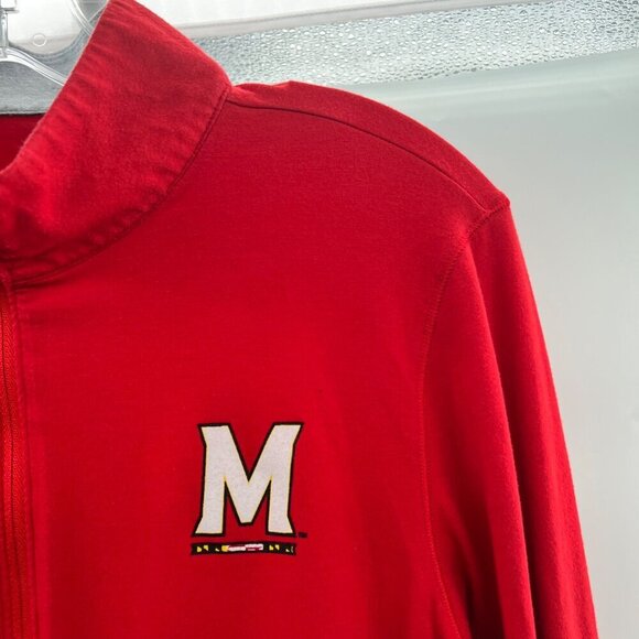 Under Armour Women's Active Collared Pullover Top Red Size Large Maryland - Picture 4 of 8